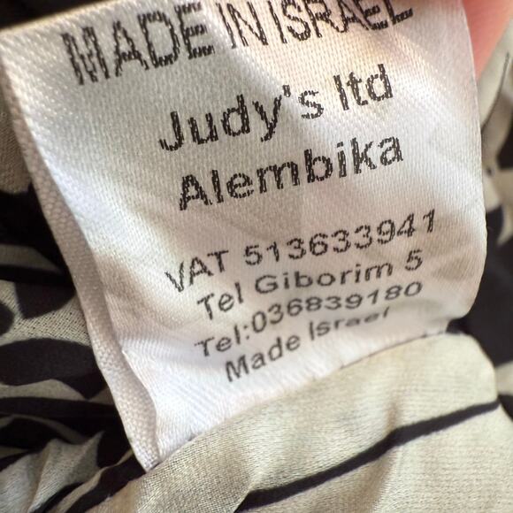 Alembika Amethyst Crinkle Kimono Jacket Black Multicolor XL - Picture 13 of 13